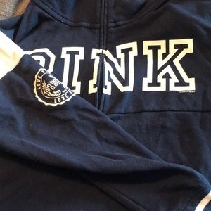 PINK gym collection half zip